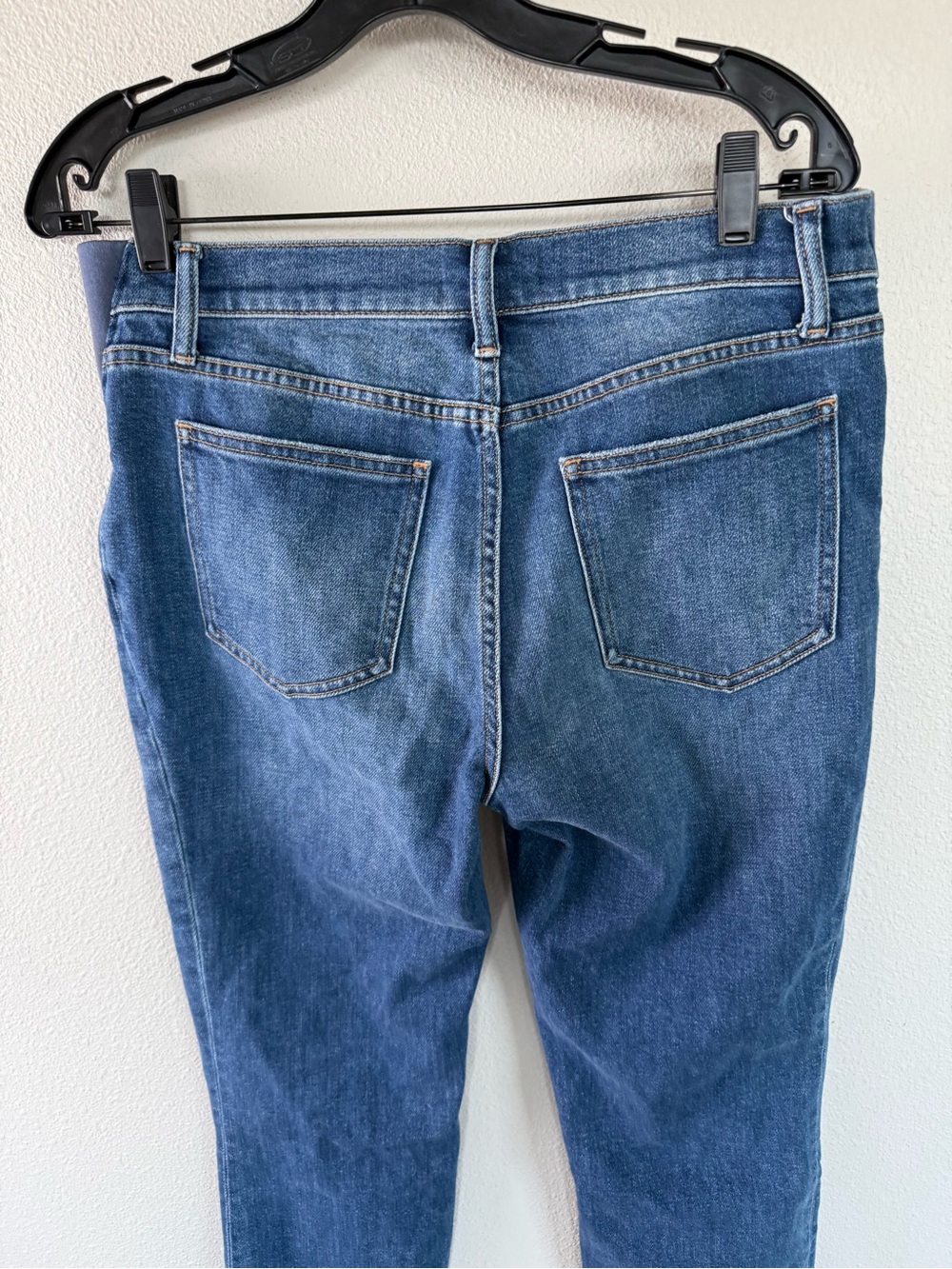 Hatch Under the Bump Crop Maternity Jean  Blue Denim Women’s Size 28 - Picture 11 of 14